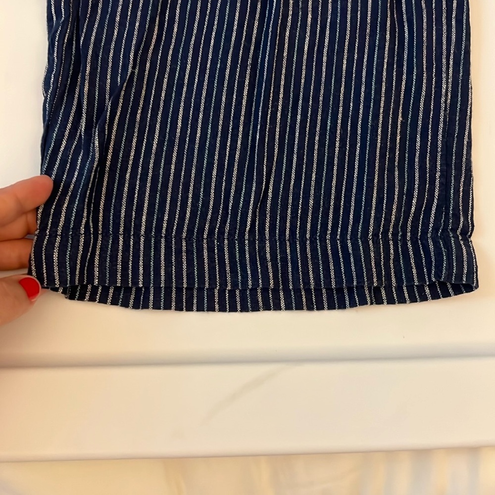 Old Navy Blue Striped Jumpsuit with Pockets - Picture 7 of 10